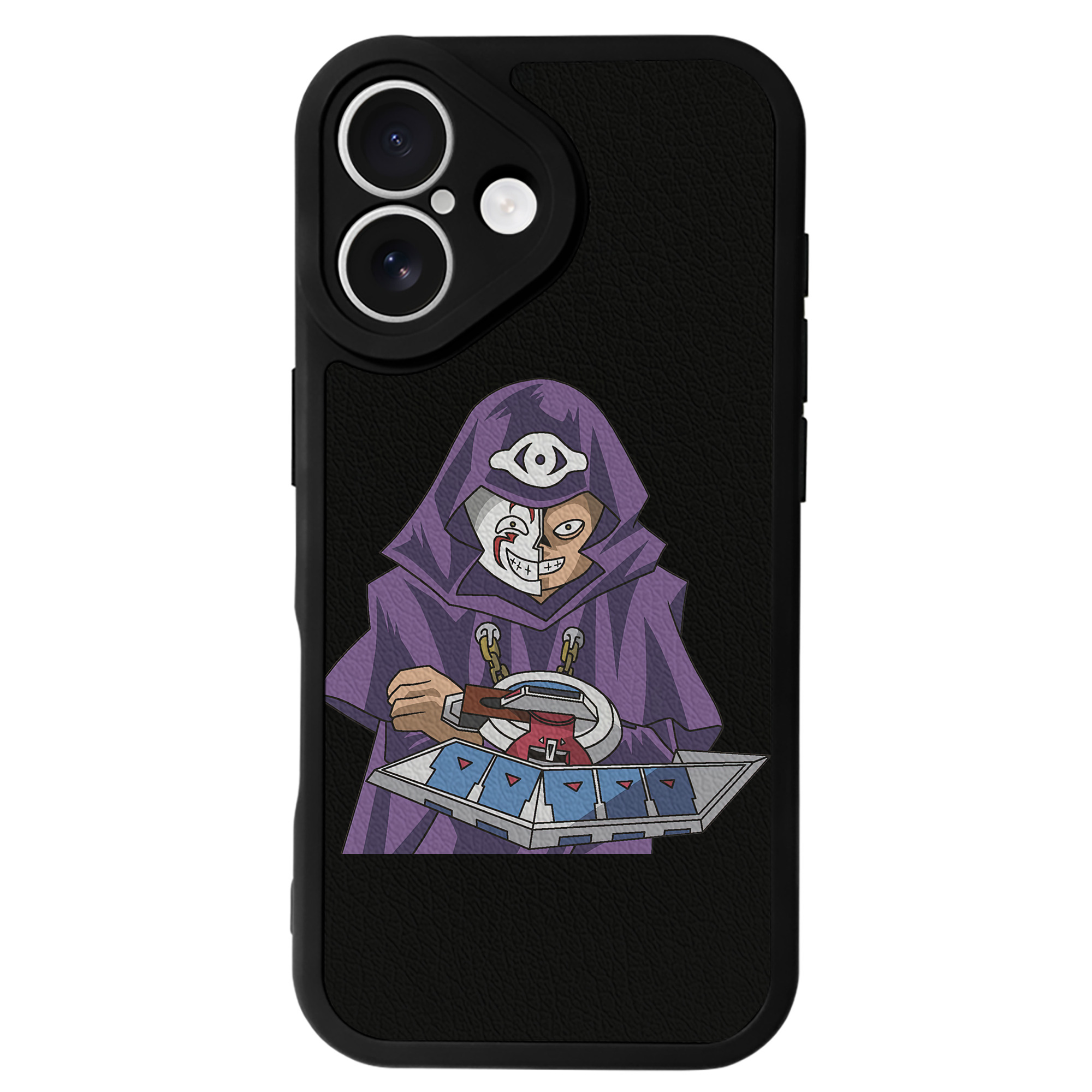 遊☆戯☆王 Yu-Gi-Oh! 【iPhone 16シリーズ対応】シリコンスマホケース（レザー調） 材質：シリコン
